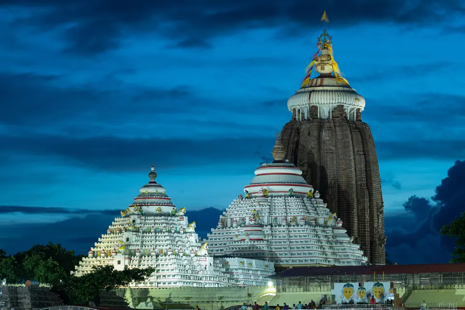 Shri Jagannath temple, Puri, at dusk